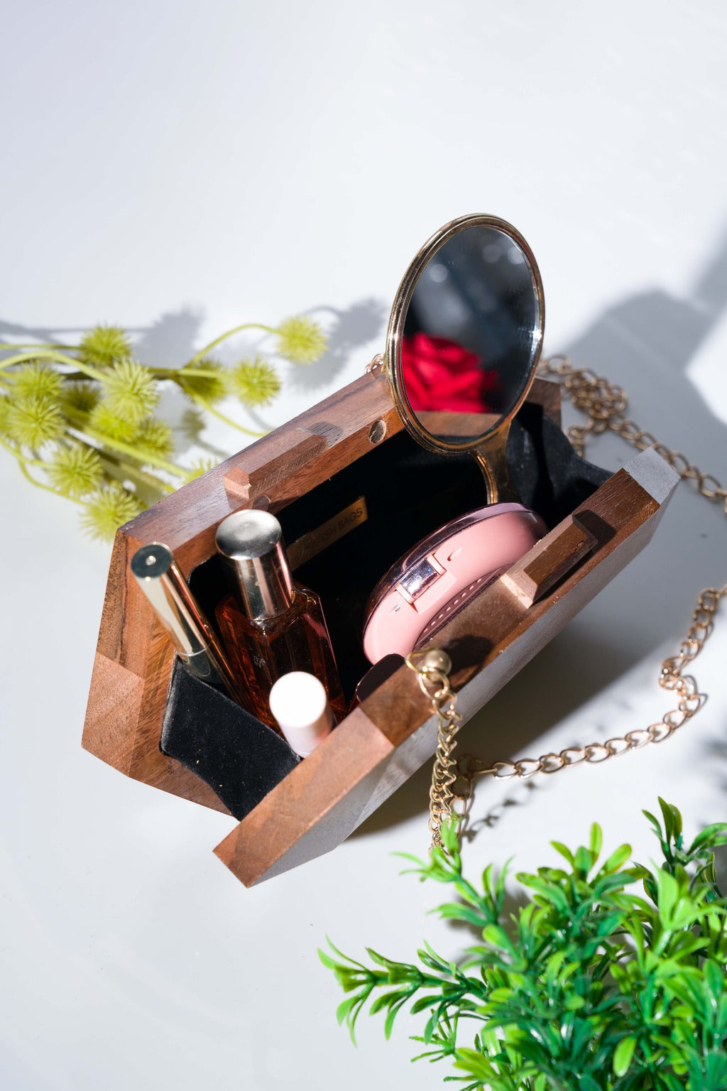 Drum Brass Resin Purse For Ladies