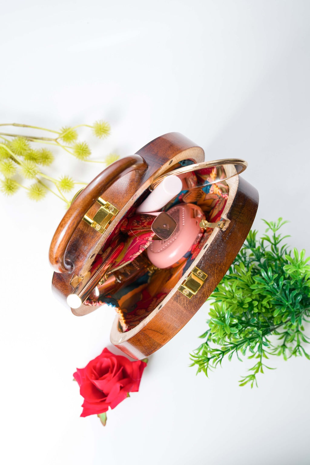 Drum Brass Resin Purse For Ladies
