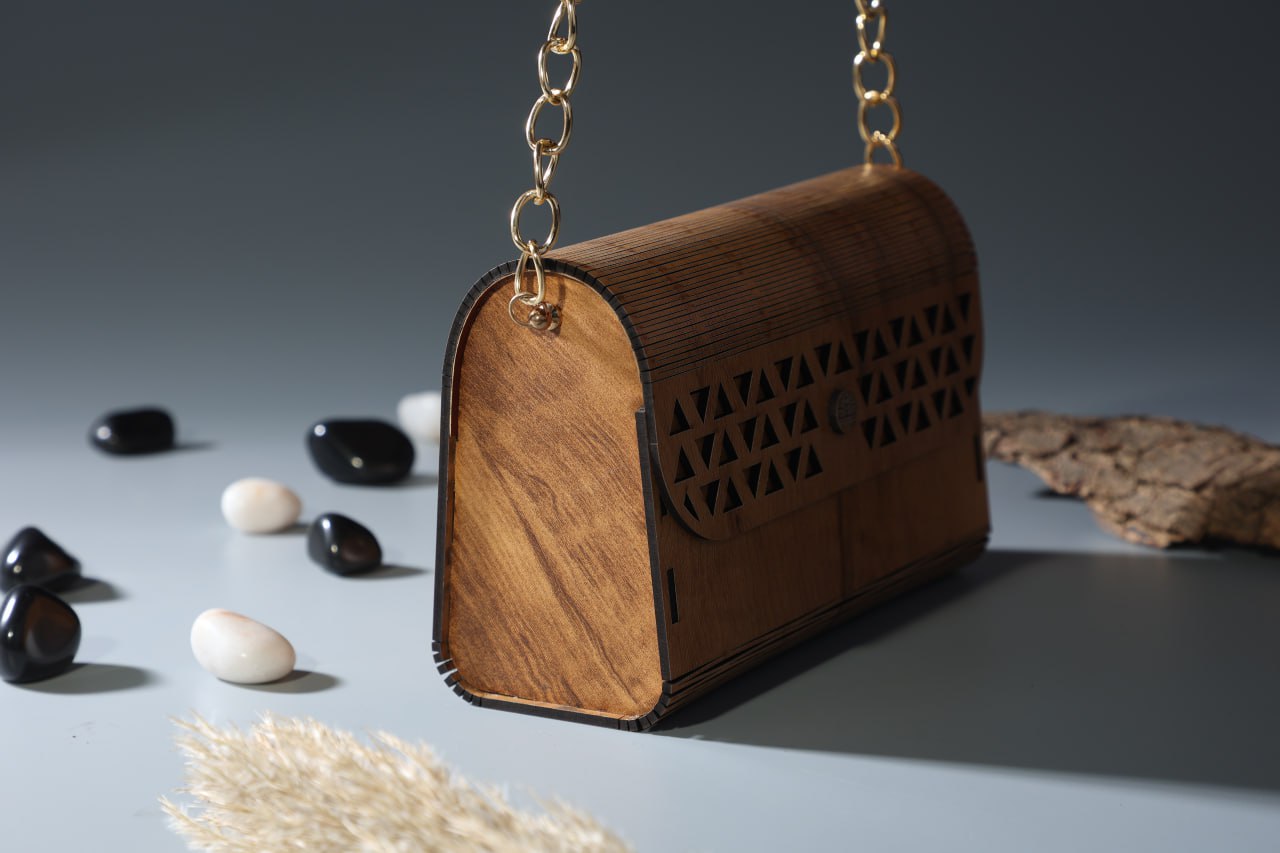 Aaina Lasercut MDF Jalliwork handbag