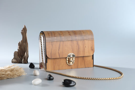Lasercut Royal Raja Rani MDF handbag