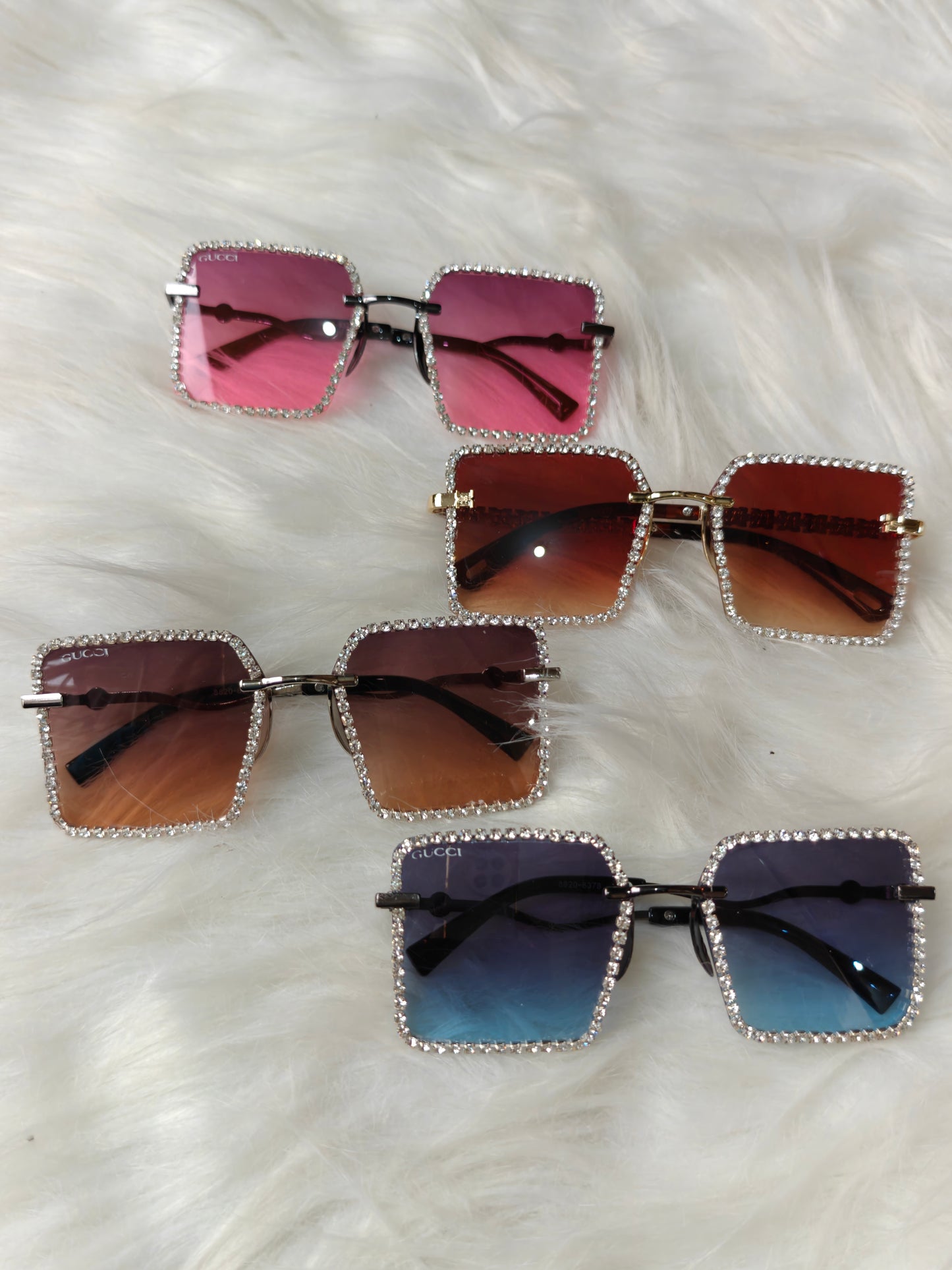Wedding/Festive embellished Sunglasses - Square