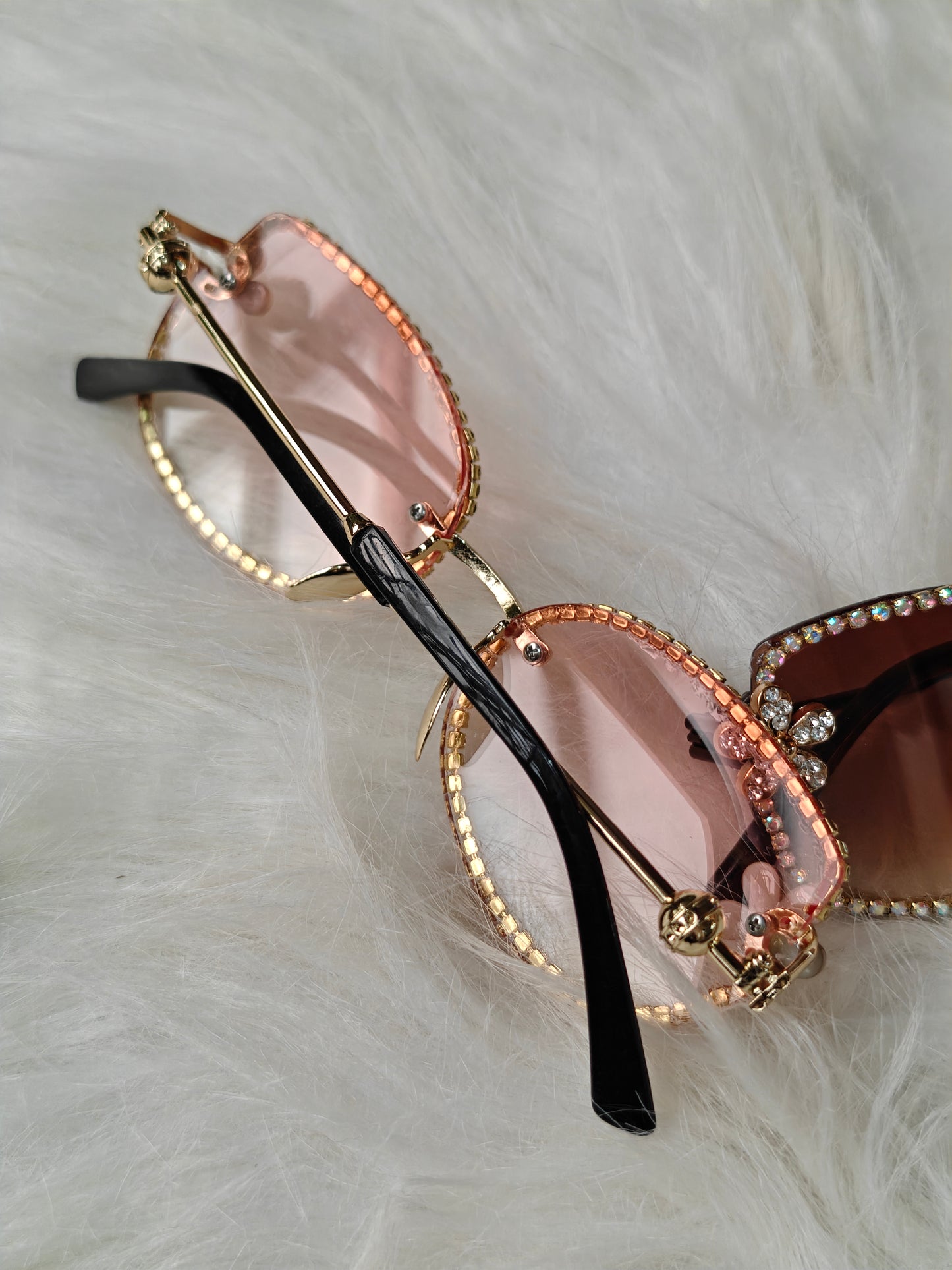 Wedding / Festive Embellished Sunglasses - Style 4