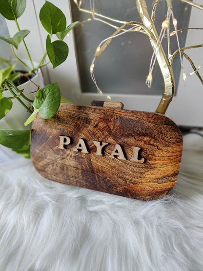 Customized Wooden Handbags