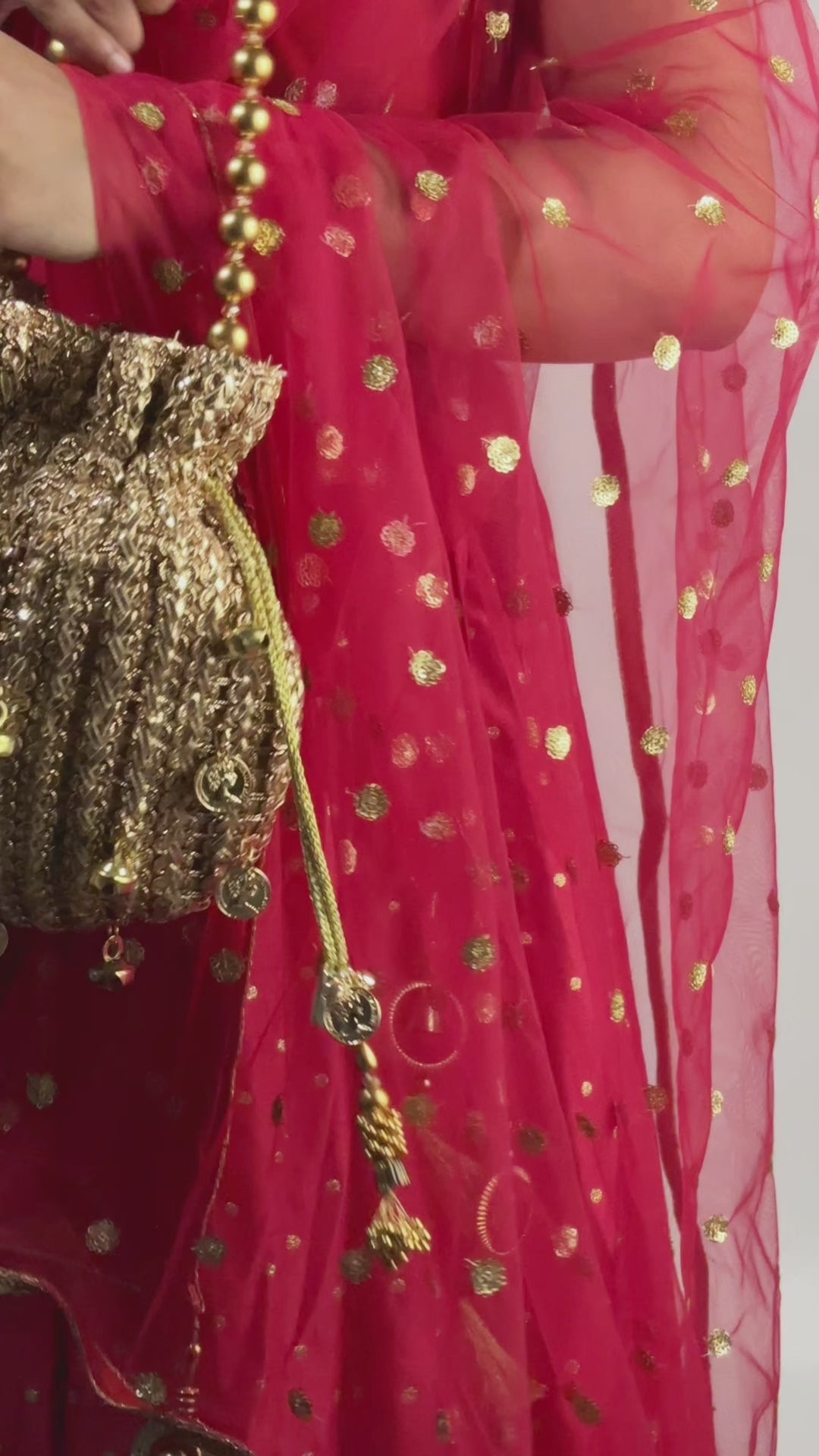 ChanChan Festive Potlis in woven Gota pattis