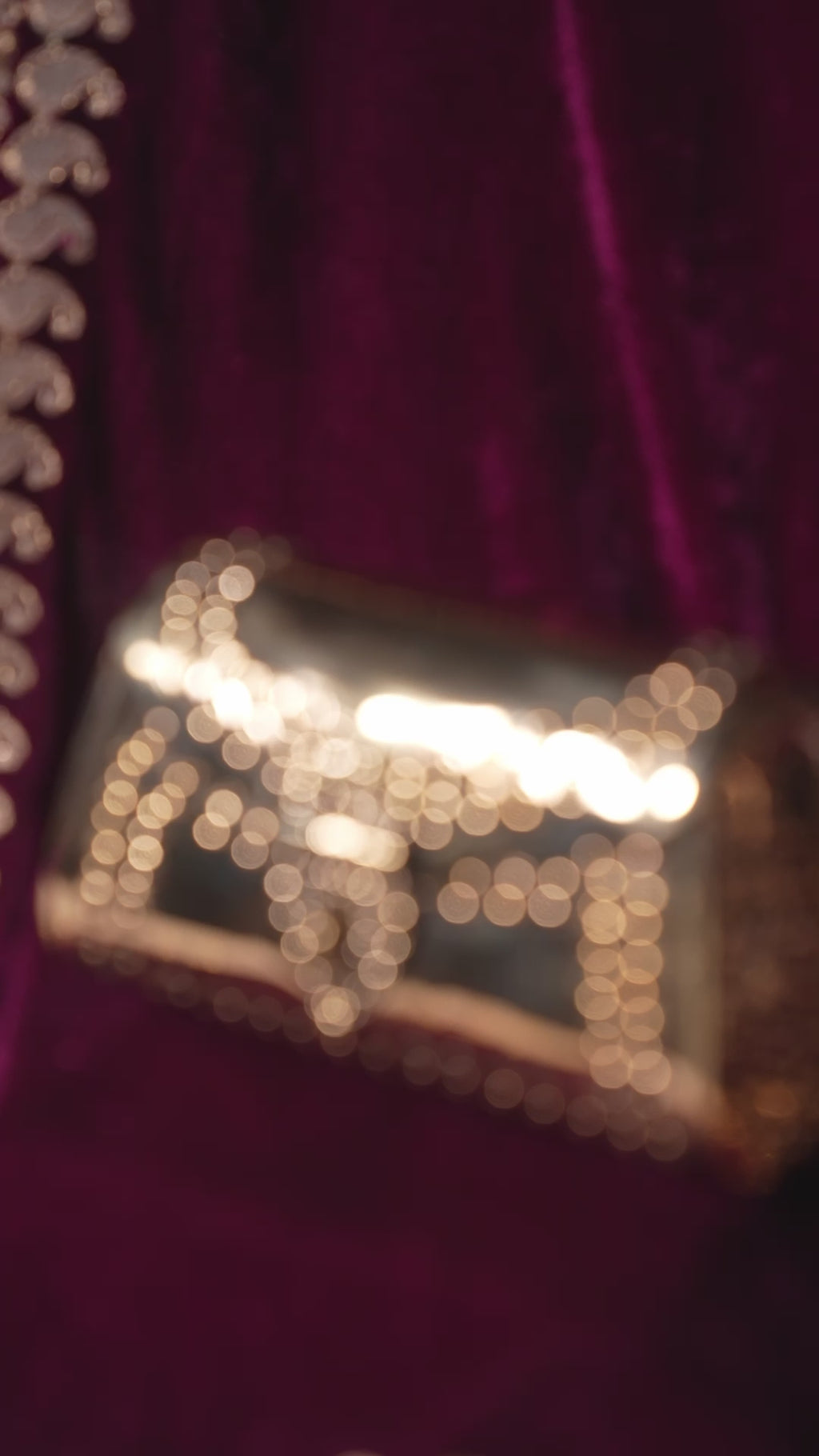 Punched Rivet Gold brass Bag