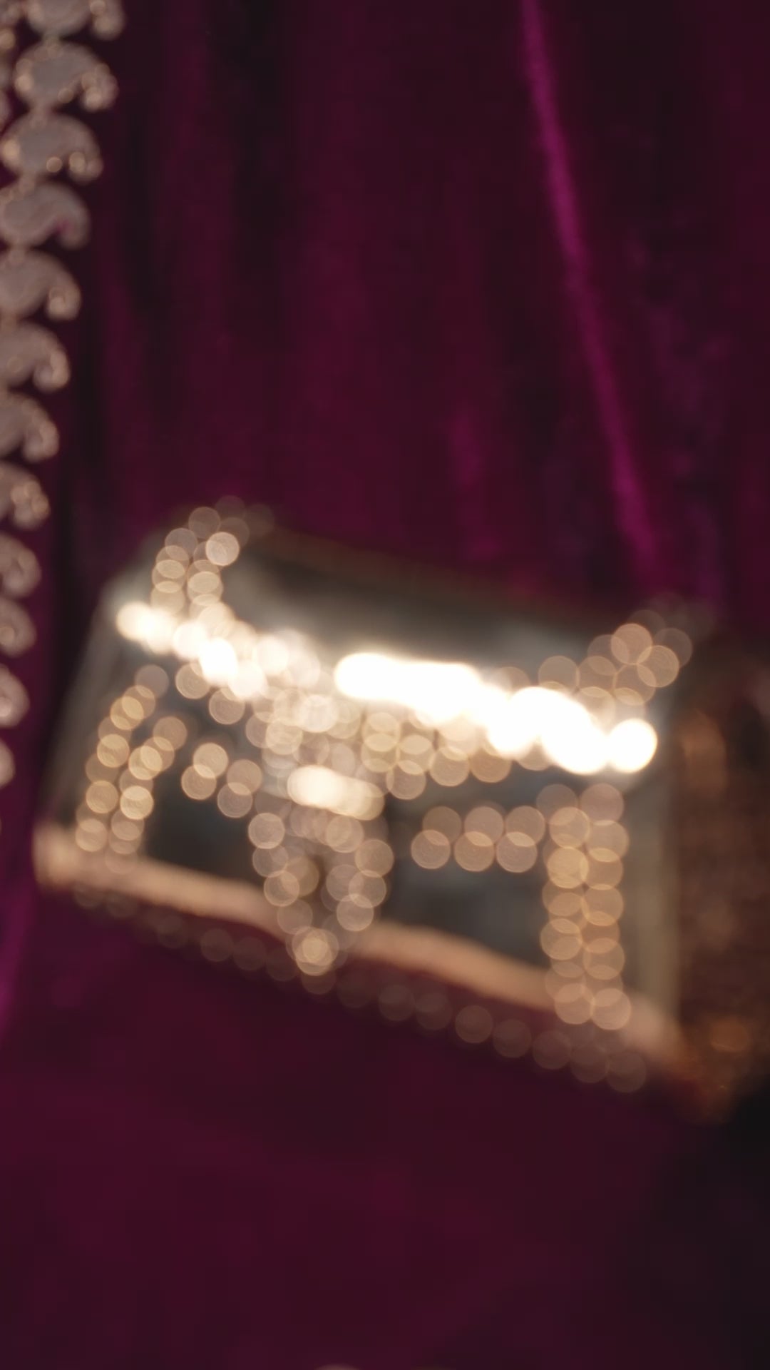Punched Rivet Gold brass Bag
