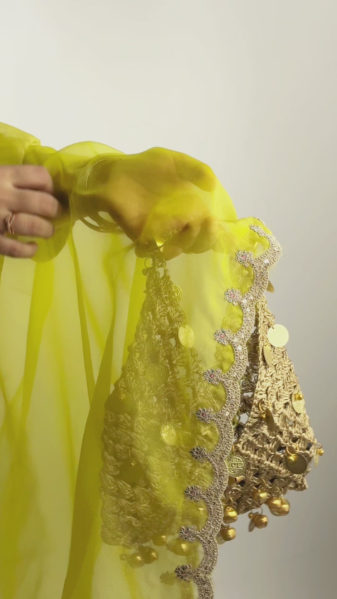 Khanak - Zari Crochet Festive Bag