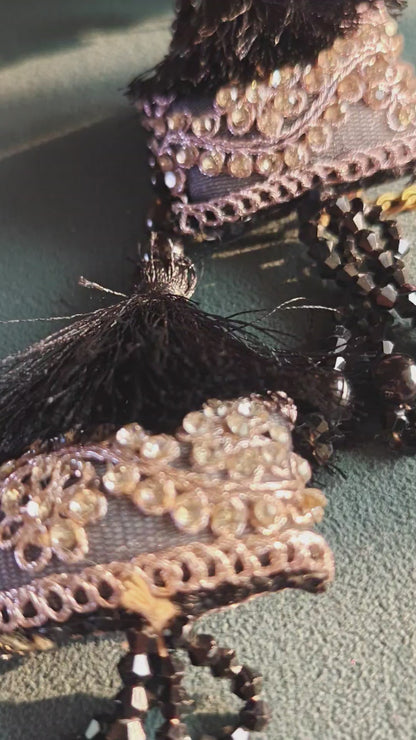 Sheesh Mahal Nazakat Embellished Brass Handbags