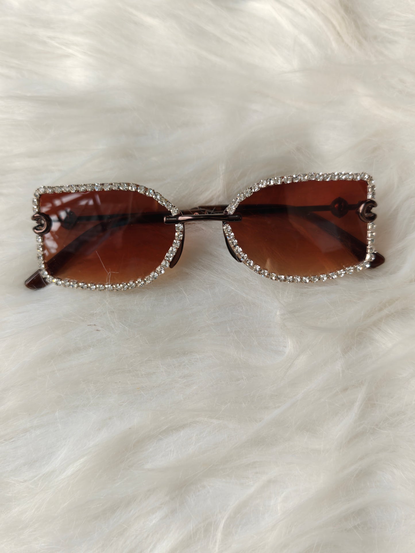 Wedding/ Festive Embellished Sunglasses - Style 8