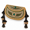 Sheesh Mahal Nazakat Embellished Brass Handbags