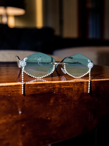 Pearl Dangler Festive Sunglasses