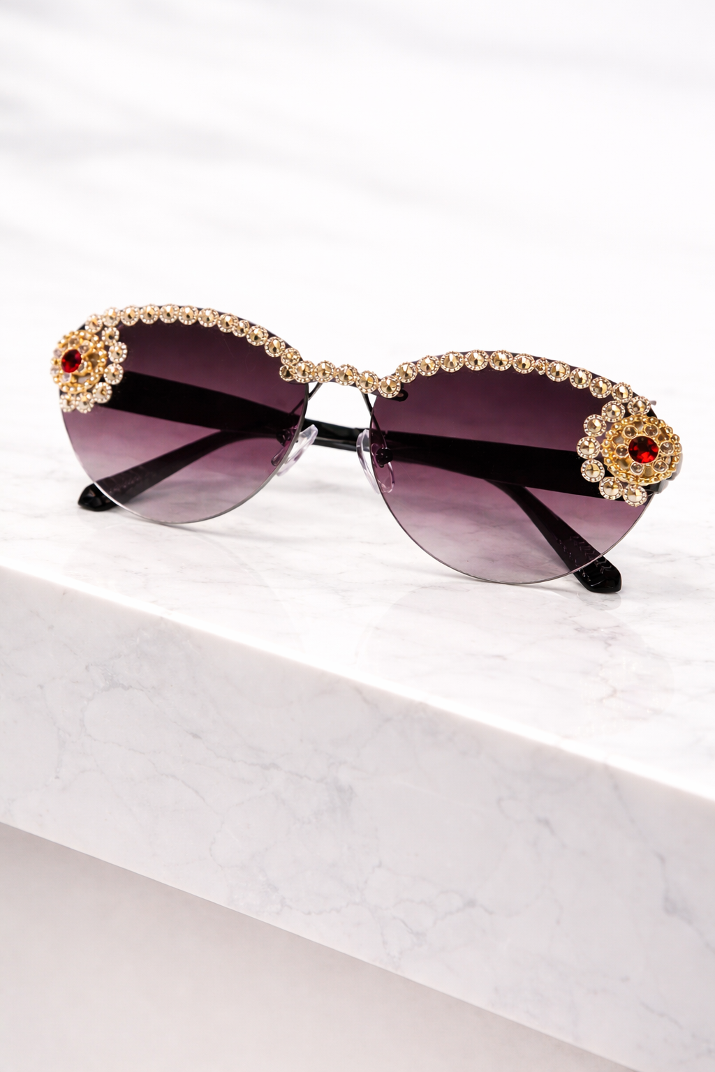 Royal Embellished Wedding Sunglasses
