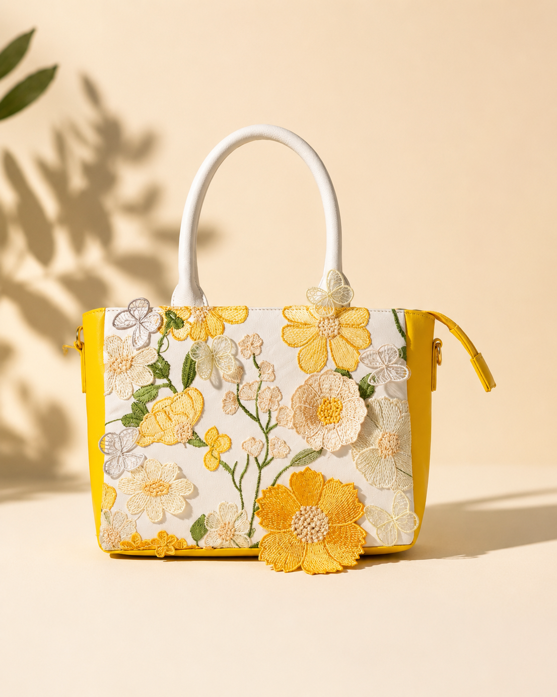 Bageecha Collection- Sunehri Dhoop Tote Bag with sling pouch