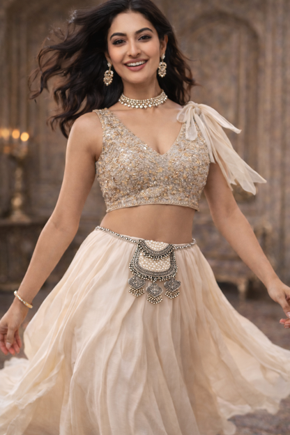 The Pearl Aura Oxidised Nano Bag