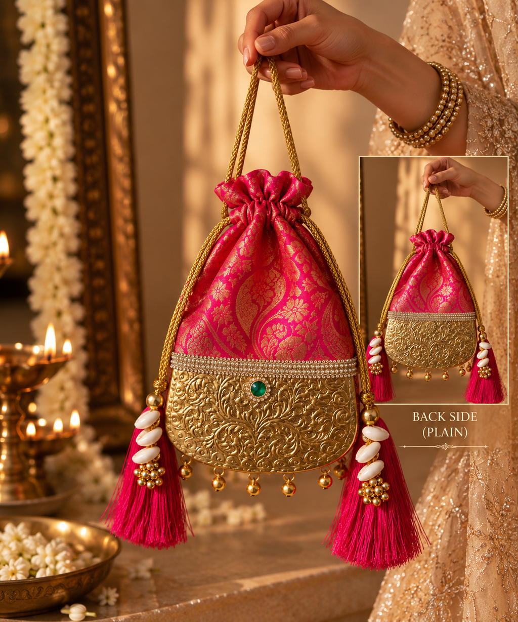 Khazana Batua - Brass And Brocade Timeless Batuas