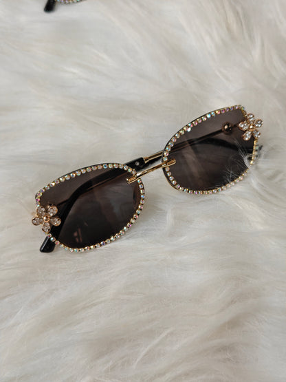 Wedding / Festive Embellished Sunglasses - Style 4