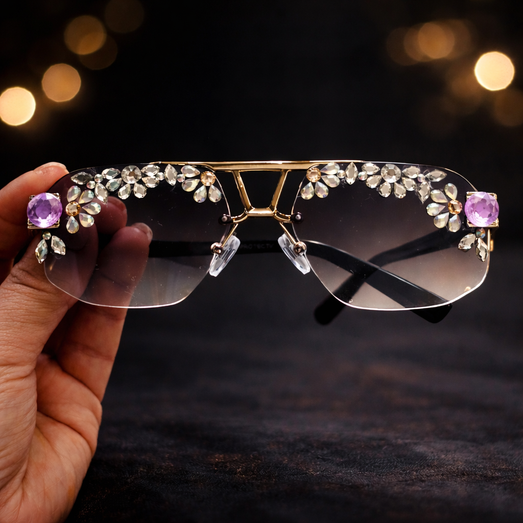 Bling Bling Wedding Sunglasses