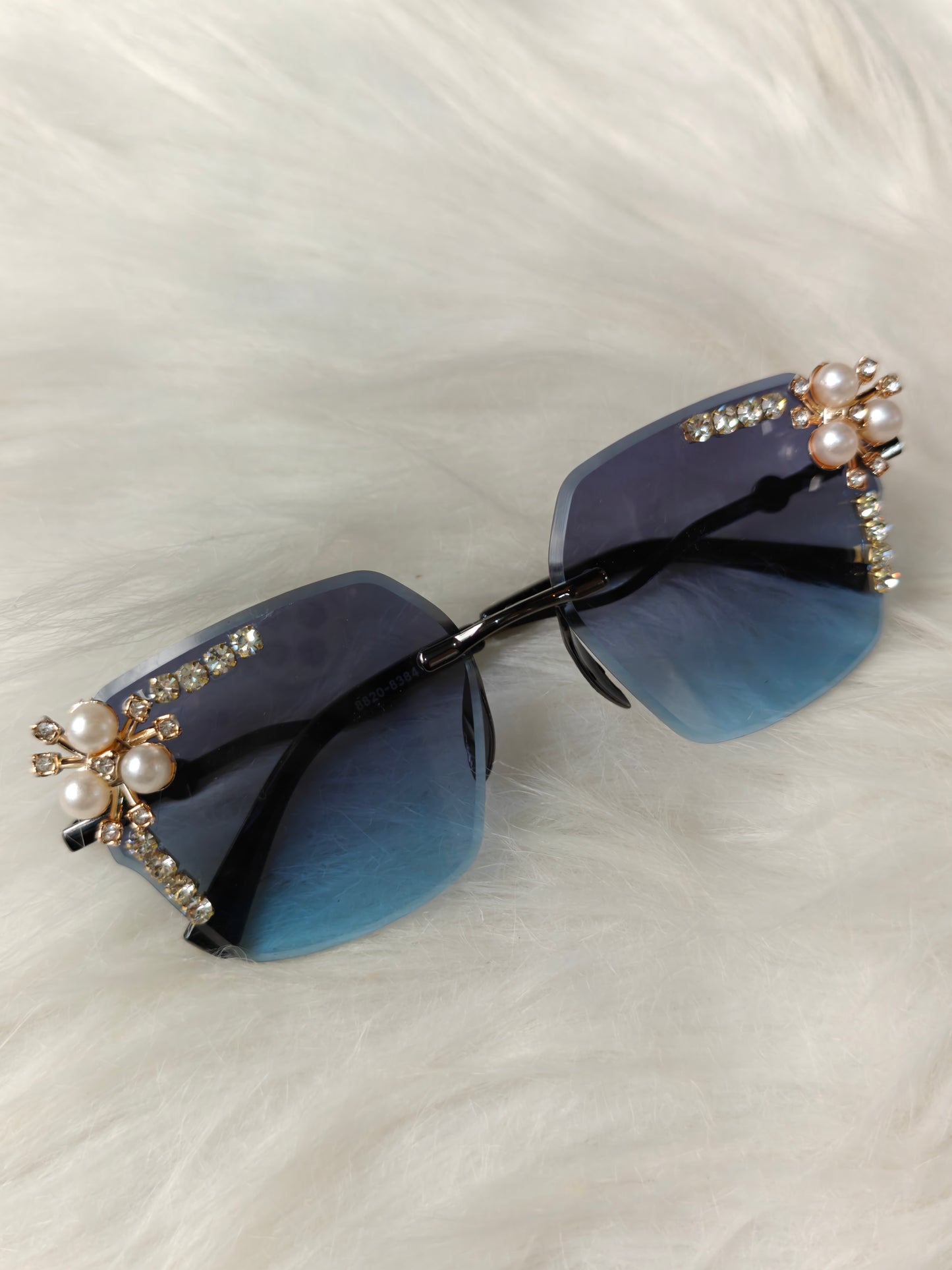 Wedding / Festive Embellished Sunglasses - Style 3