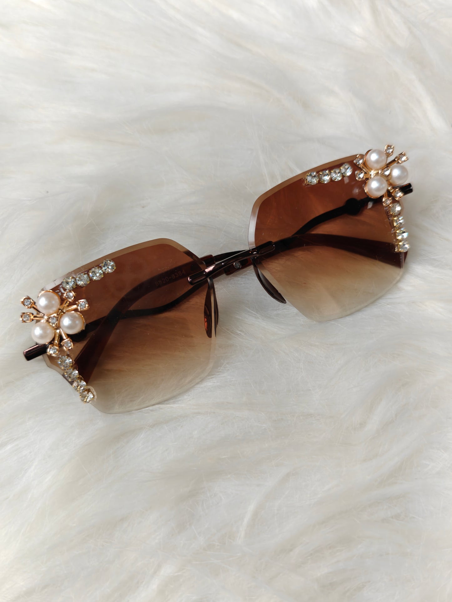 Wedding / Festive Embellished Sunglasses - Style 3