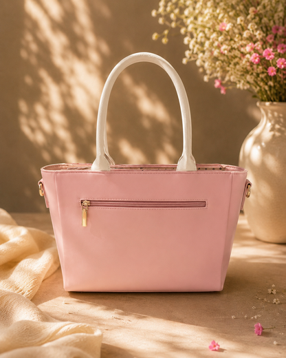Bageecha Collection- Gulabi baug Summer Tote with sling pouch