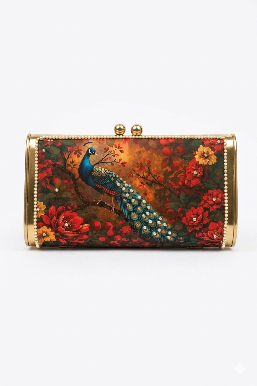 Rajwada Collection - Mayuri Clutch