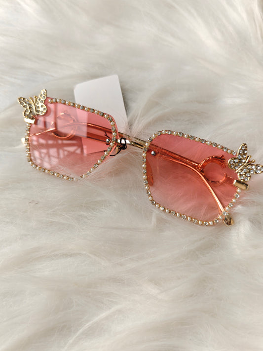 Wedding/ Festive Embellished Sunglasses - Style 7