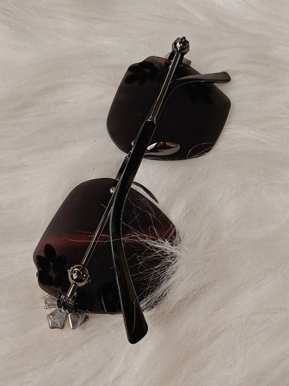 Wedding/ Festive Embellished Sunglasses - Style 5