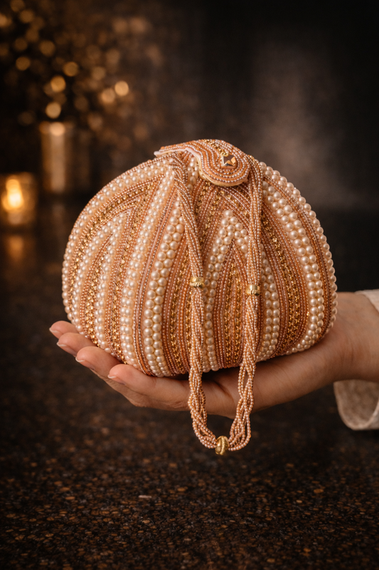 Nooré Potli Collection – Hand-Embroidered Luxury Potlis