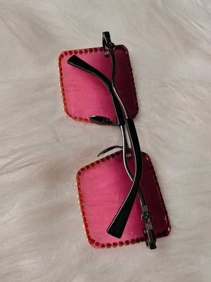 Wedding/Festive embellished Sunglasses - Square