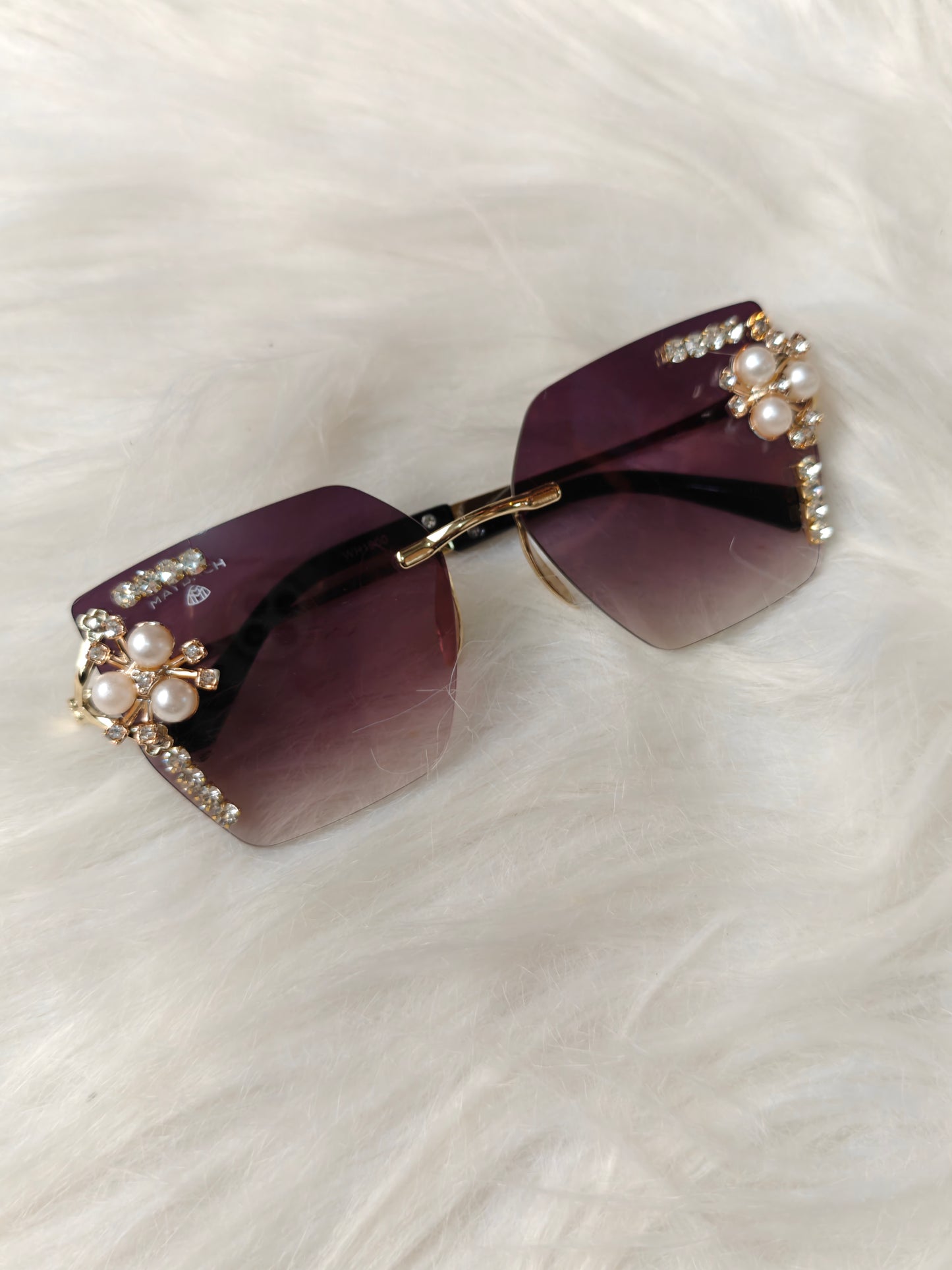 Wedding / Festive Embellished Sunglasses - Style 3