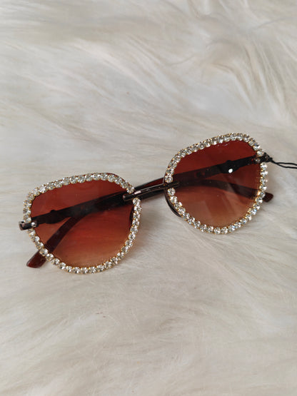 Wedding/ Festive Embellished Sunglasses - Style 2