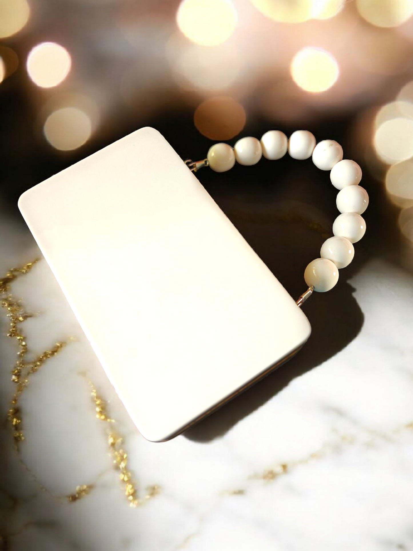 Colour blocked wooden quirky handbags