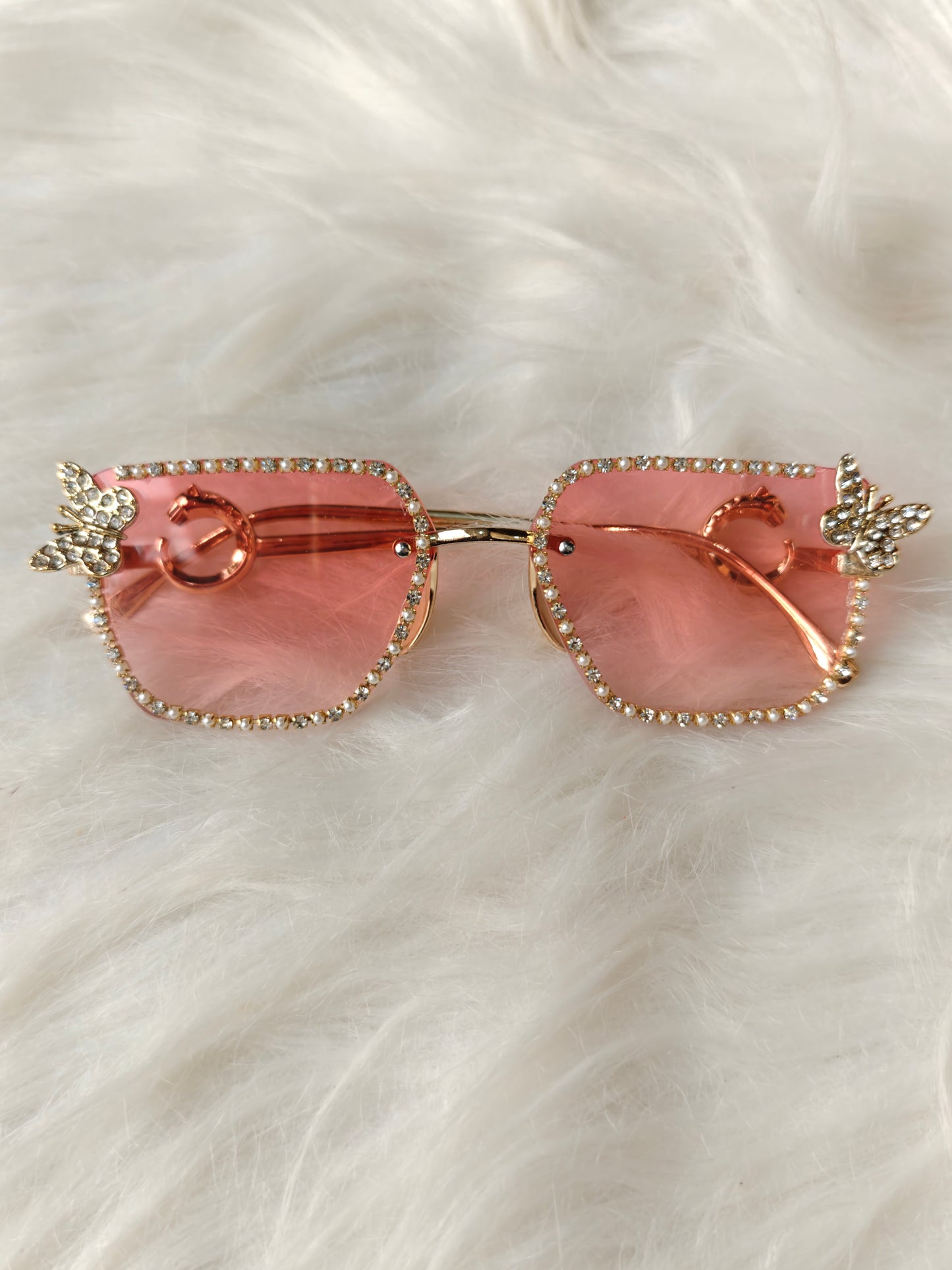 Wedding/ Festive Embellished Sunglasses - Style 7
