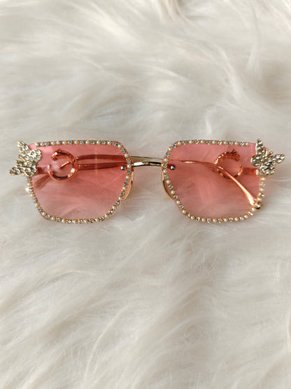 Wedding/ Festive Embellished Sunglasses - Style 7