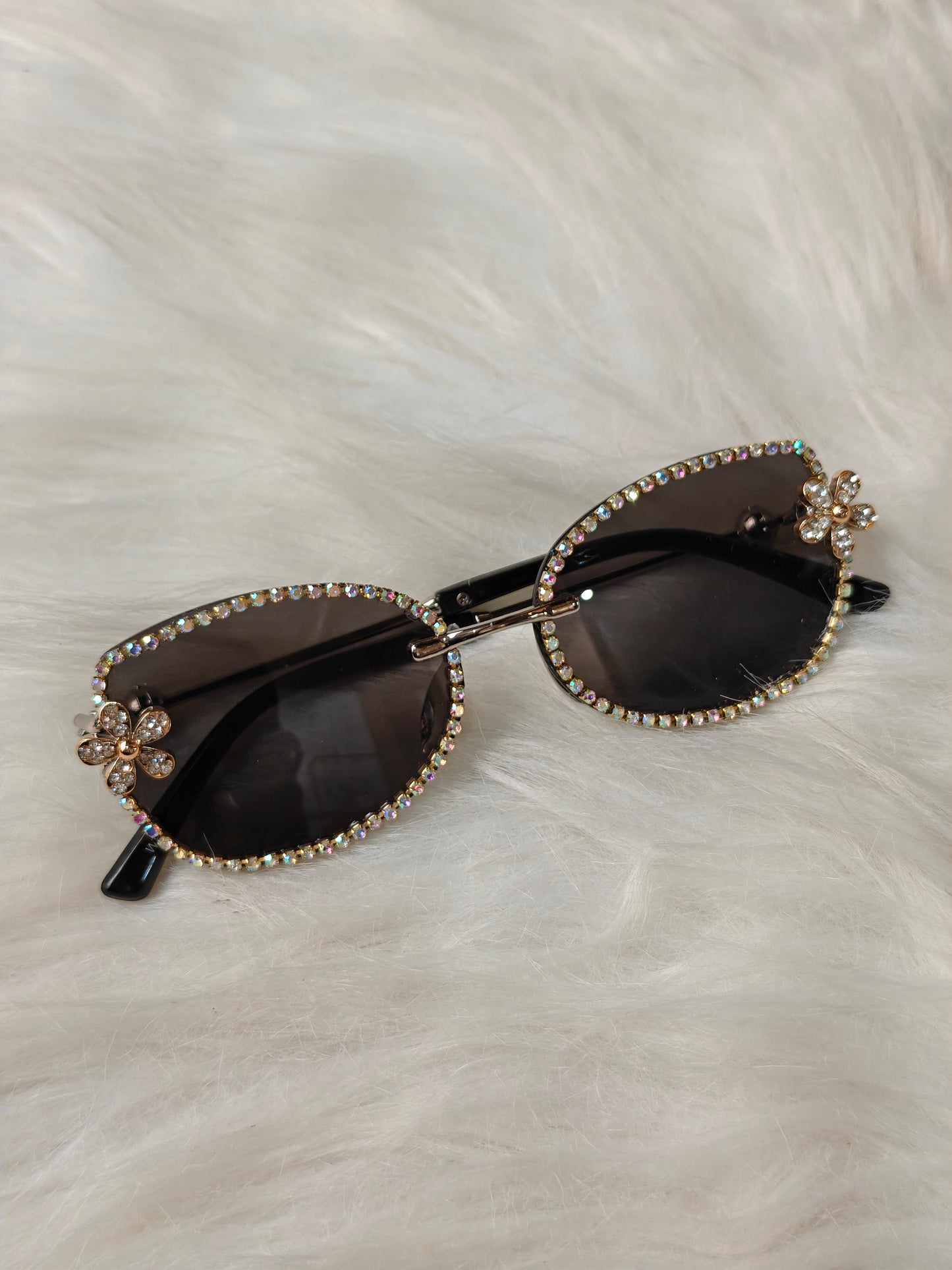 Wedding / Festive Embellished Sunglasses - Style 4