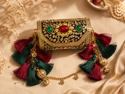 The Mini Dholki Wedding Clutch