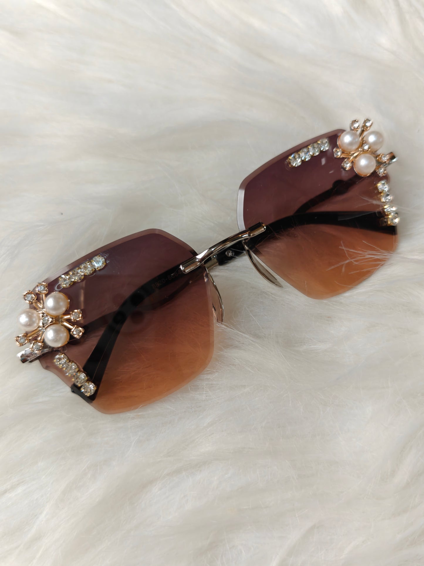 Wedding / Festive Embellished Sunglasses - Style 3