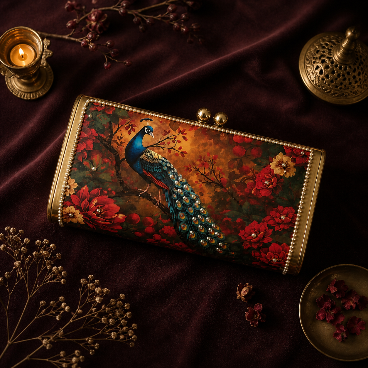 Rajwada Collection - Mayuri Clutch