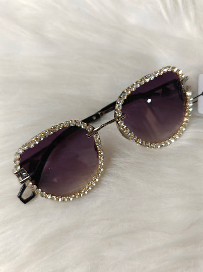 Wedding/ Festive Embellished Sunglasses - Style 2