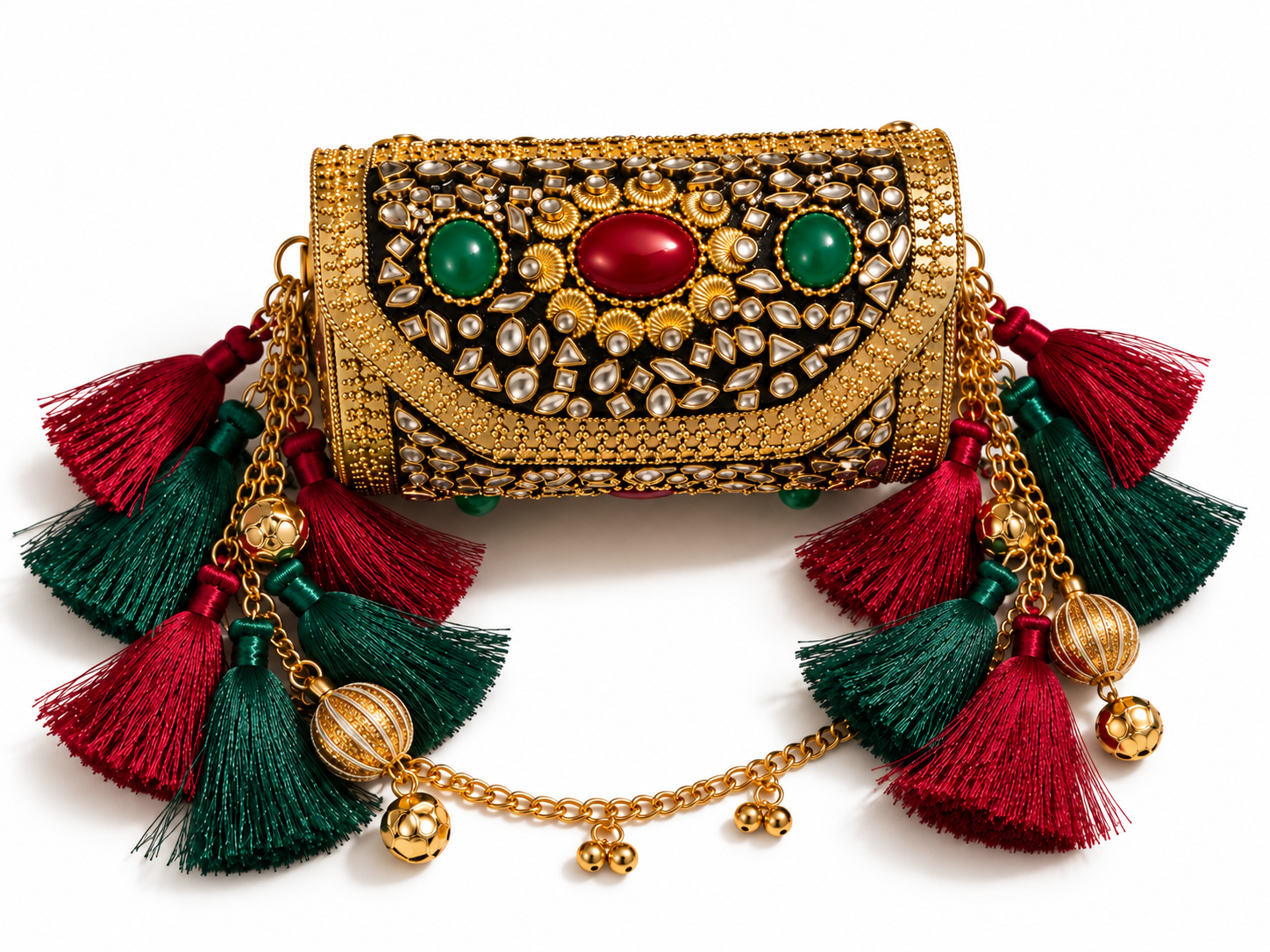 The Mini Dholki Wedding Clutch