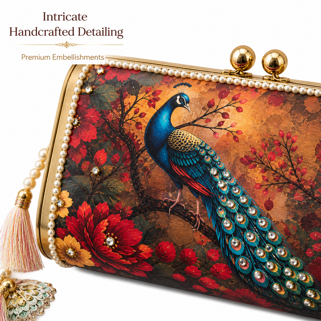 Rajwada Collection - Mayuri Clutch