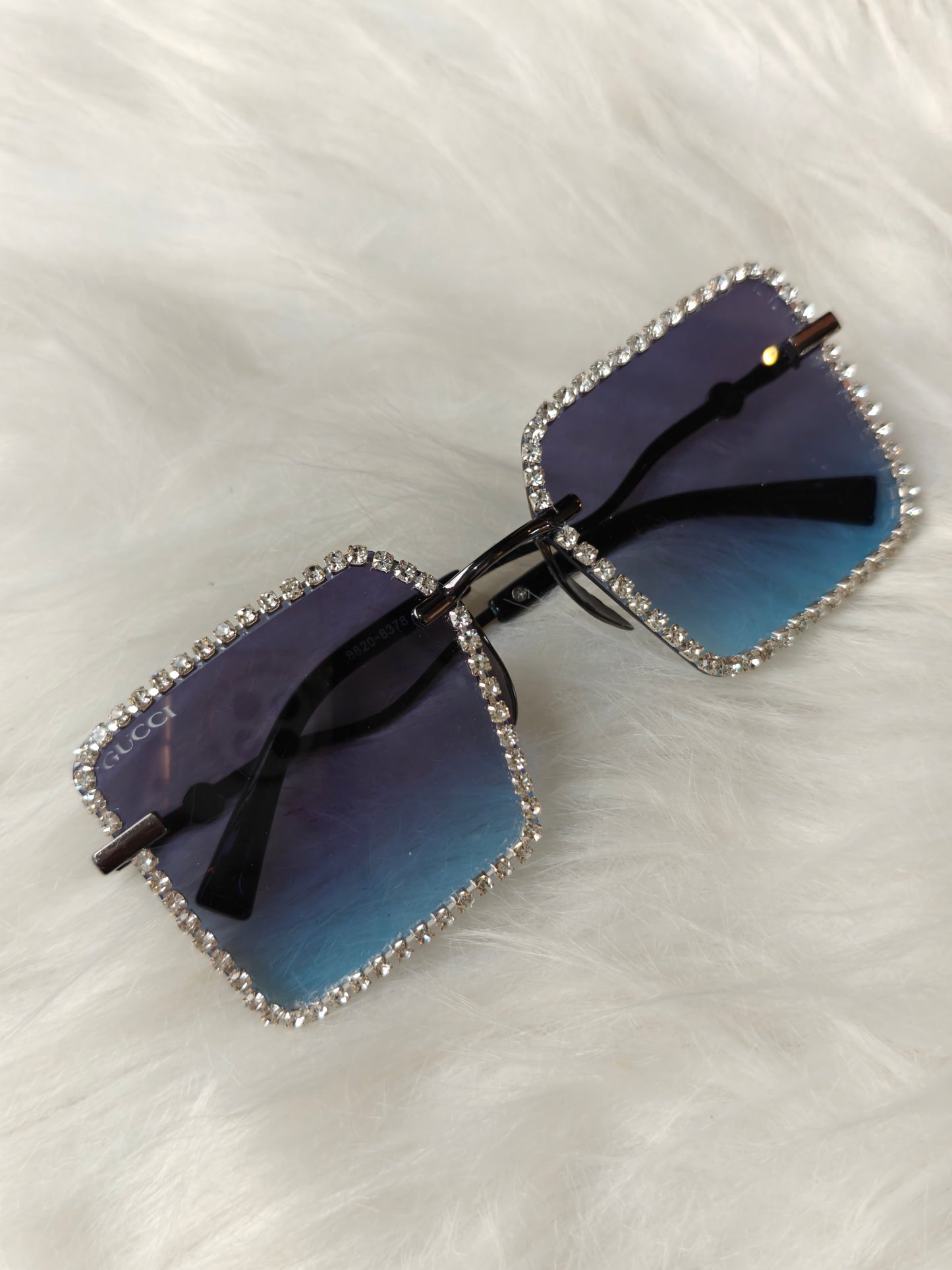 Wedding/Festive embellished Sunglasses - Square